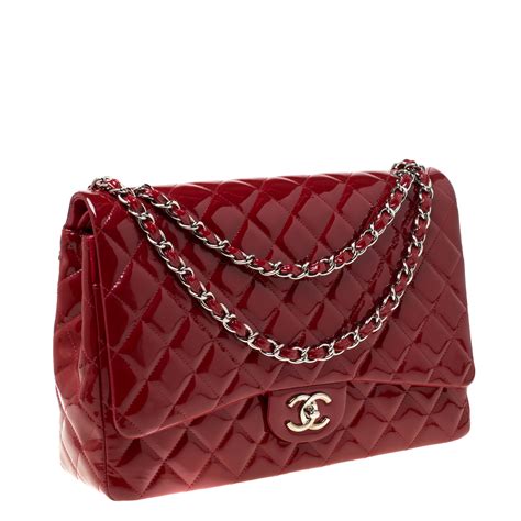 chanel tote bag red|authentic chanel shopping bag.